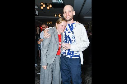 Charlotte Regan (Director of Scrapper, Opening Night Sundance London), Theo Barrowclough (Producer)